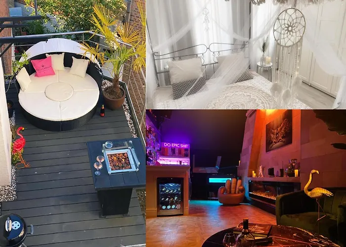 Loco Paradiso - Two Kingsize Beds, Outdoor Terrace, Dj Booth, Bar, Cinema, Bathtub, Kitchen, Airco